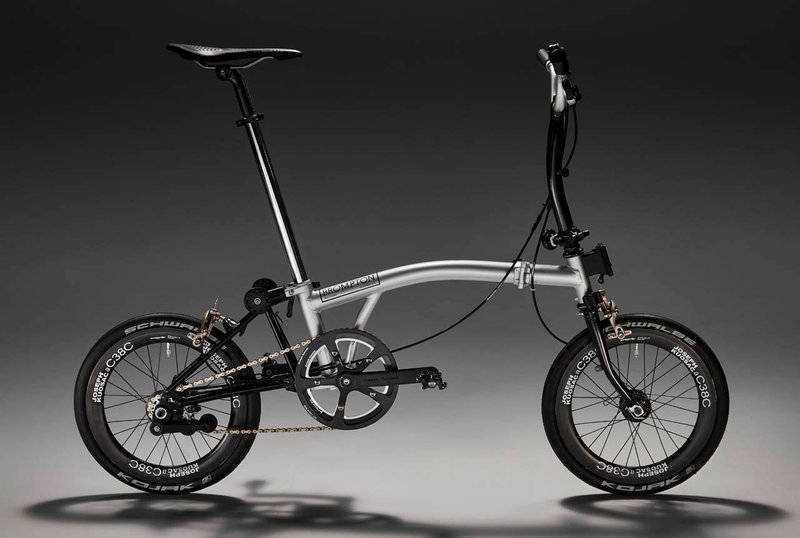 Brompton Racing Carbon Fiber Wheelset C38C 349 Front Wheel + Rear Rim option w SwissStop brake pads (Joseph Kuosac)