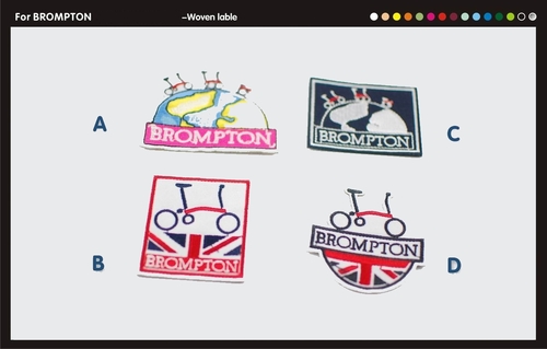 Embroidered Cloth Badge Brompton Theme