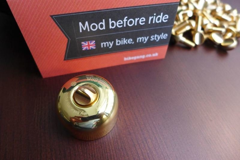 Brompton Brass Bell w FREE Brass Twist Screw (MiniMODs)