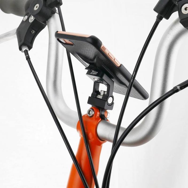 Angle corrected Phone Mount for Brompton Stem Bolt Center (Trigo)
