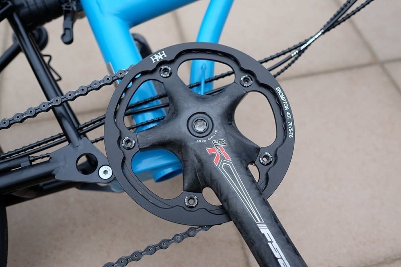 40T/44T Unibody Chainring with Cover BCD130 for Brompton (H&amp;H)