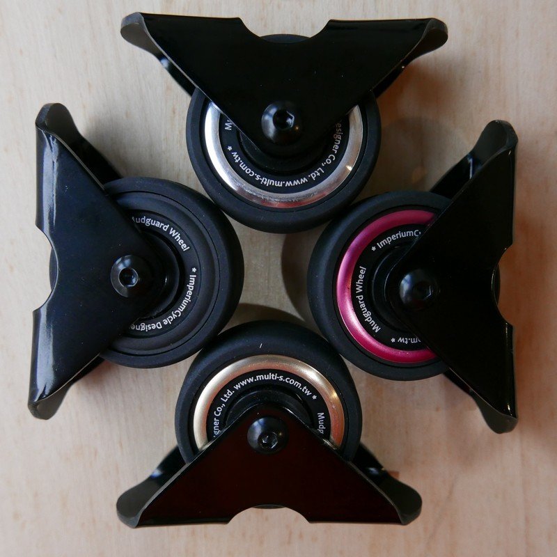 All Lines Mudguard wheel mod for Brompton Reinforced (ABEC-7 Bearing) A/C/P/T Electric