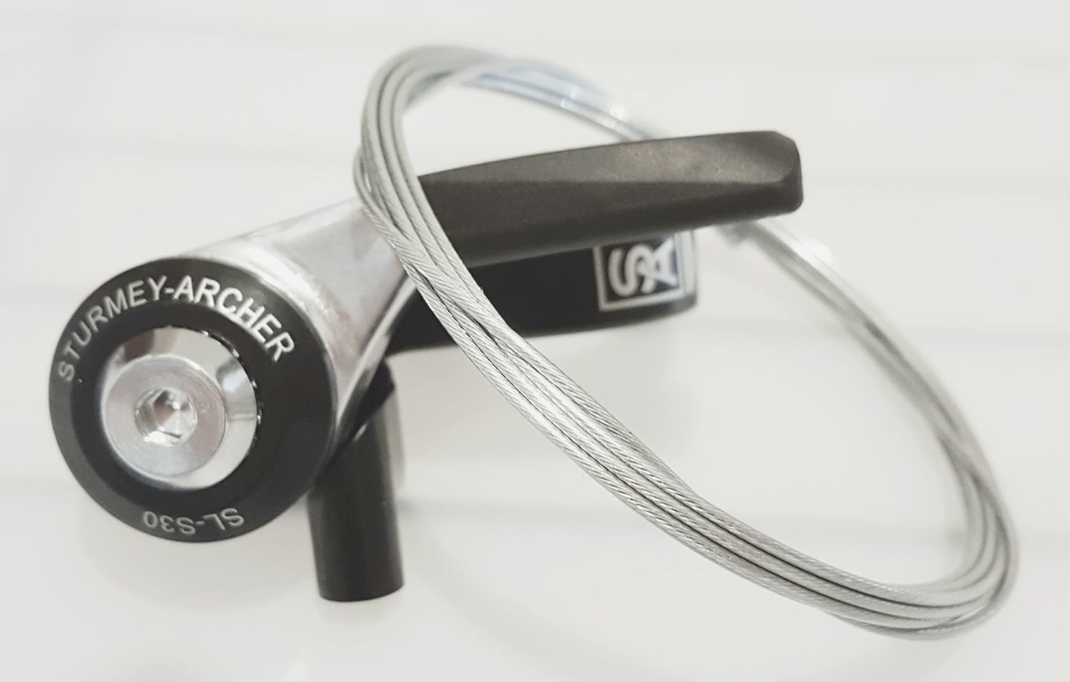 Brompton Birdy Bicycle 3 speed thumb shifter handlebar RIGHT w 2m cable (Sturmey Archer)