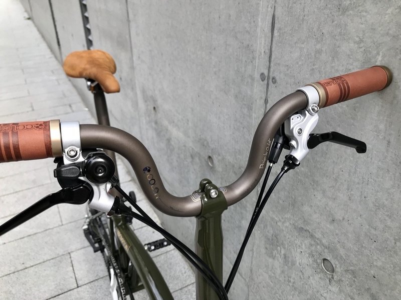 BROMPTON Premium Titanium Handlebar M bar (COLORPLUS)