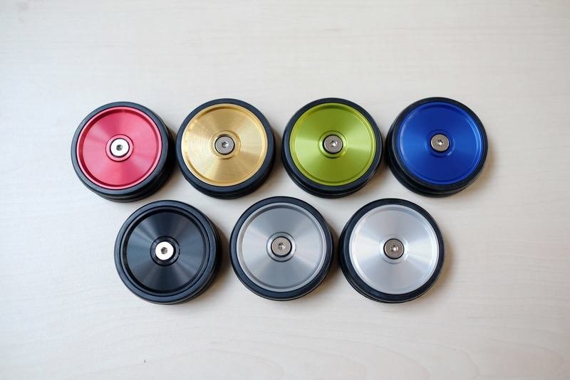 Brompton Lightweight Aluminum Q (45mm) ezwheels Bearing easy wheels Birdy CarryMe  (H&amp;H)