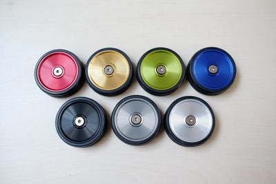 Brompton Lightweight Aluminum Q (45mm) ezwheels Bearing easy wheels Birdy CarryMe  (H&amp;H)