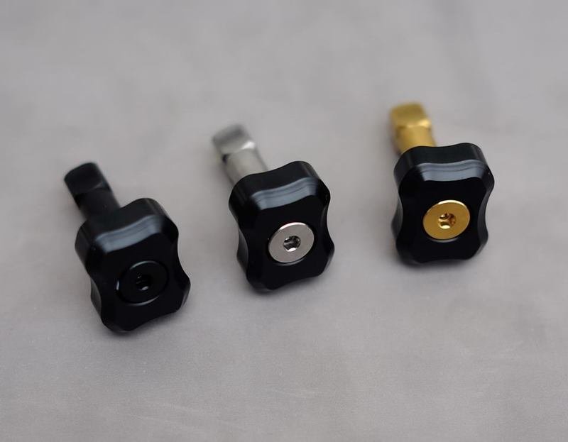 Titanium Stop Disk Bolt and Nuts for Brompton Seatpost (H&amp;H) a.k.a Thor's Hammer