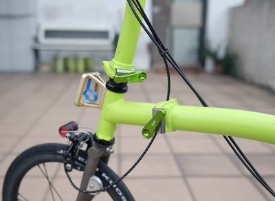 Hinge Clamp Set / Finger Dimple Version for Brompton (H&amp;H)