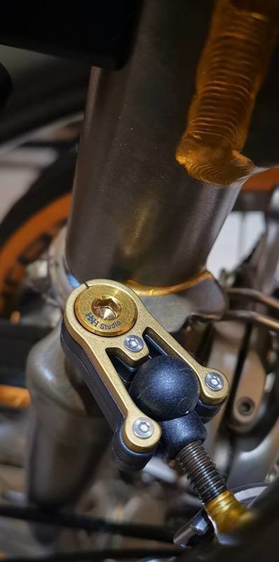Titanium POM Stem Catcher -14g (H&amp;H) a.k.a Enterprise for Brompton