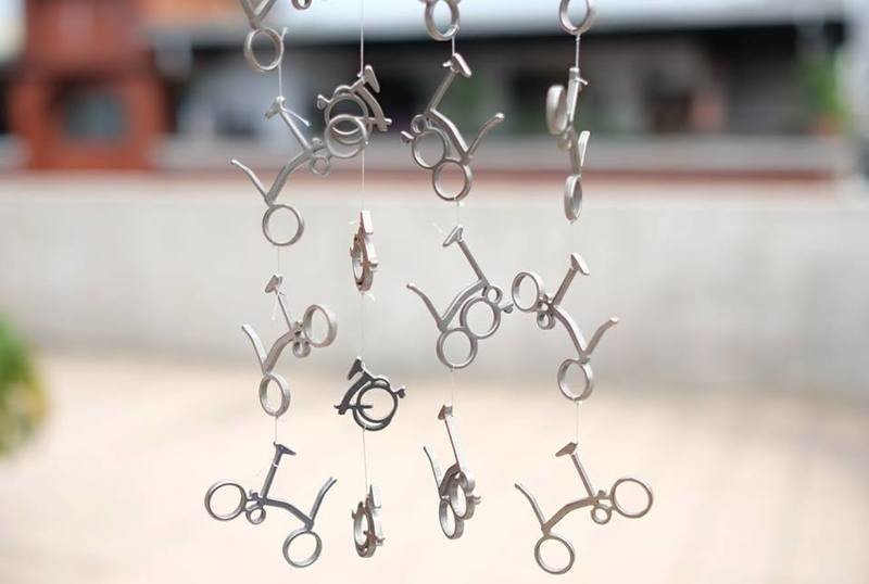 Brompton Iconic Titanium Decor, Pendant Keychain (H&amp;H)