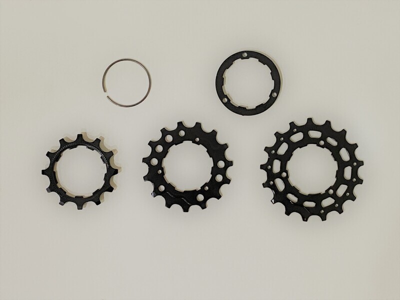 Brompton 2 to 3 Speed Sprocket Cog Thumb Shifter Kit (MiniMODs x Sturmey Archer)