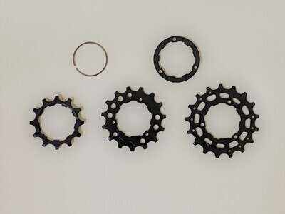 Brompton 2 to 3 Speed Sprocket Cog Thumb Shifter Kit (MiniMODs x Sturmey Archer)