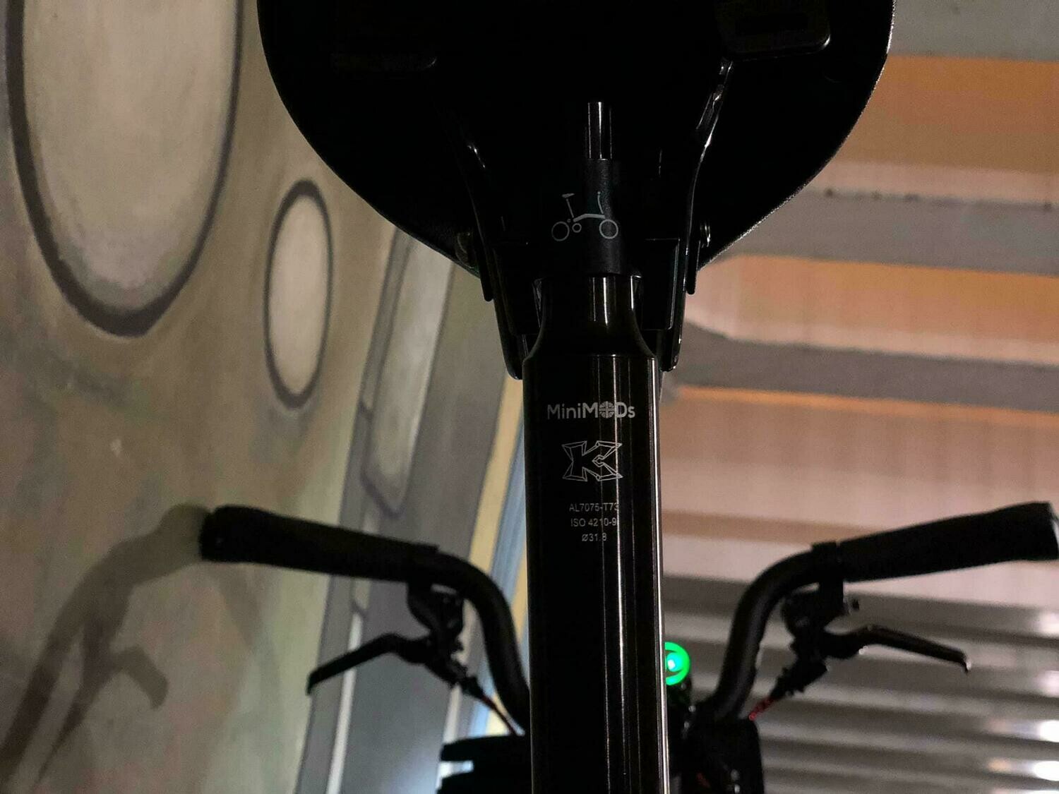 Seatpost for Brompton, Anti-slip and Lightweight (MiniMODs)