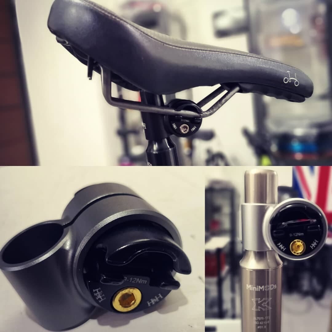 Brompton Seatpost Groovy Anti-Slip (MiniMODs) x Pentaclip (H&H)