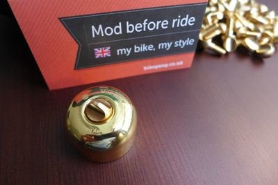 Brompton Brass Bell w FREE Brass Twist Screw (MiniMODs)