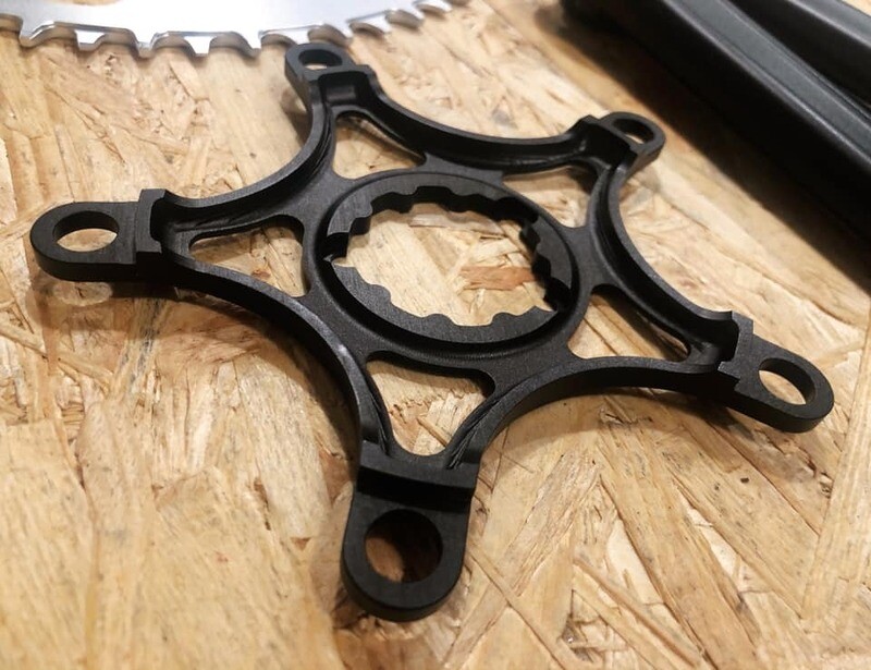 Cranks Set for Brompton Stock Bottom Bracket Chainring BCD130 Spider (H&amp;H) 170mm