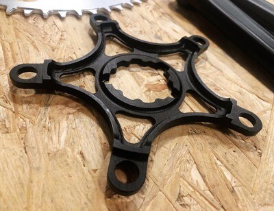 Cranks Set for Brompton Stock Bottom Bracket Chainring BCD130 Spider (H&amp;H) 170mm