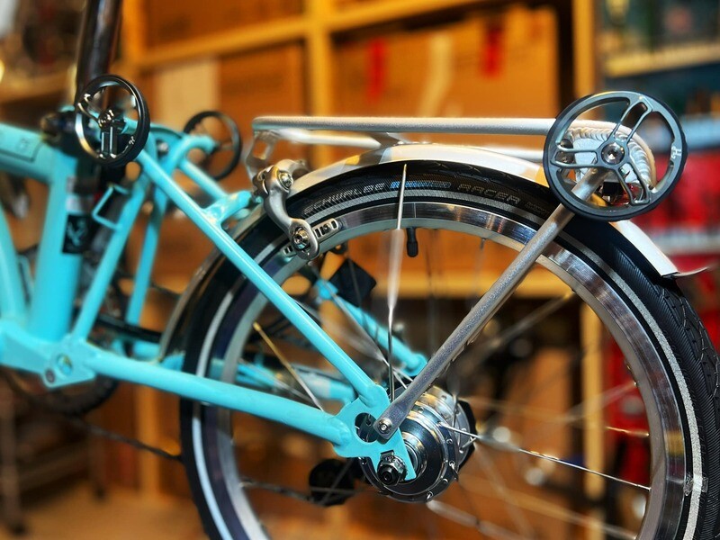 For Brompton Q Mini Rear Rack Version 5 with reflector bracket (H&amp;H)