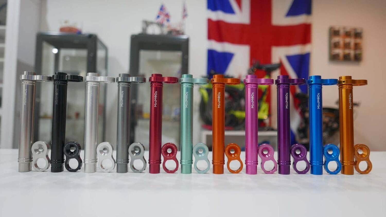 Brompton X-Roller Easy wheel extender AL7075 Strong Alloy (V.3) P/T Line options also available (MiniMODs)