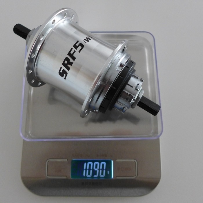 Brompton Internal Gear Hub SRF-5(N) 5 X 2 (or more) Sprockets / 10 speed 28 holes kit (Sturmey Archer) cog set options