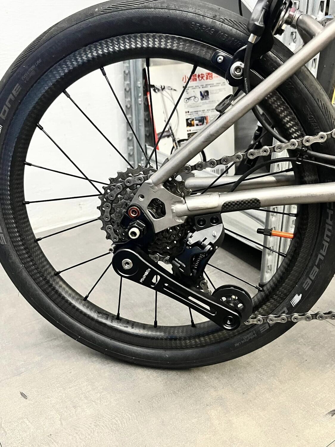 7 Speed Shifter double tap left hand for Brompton upgrade (MiniMODs)