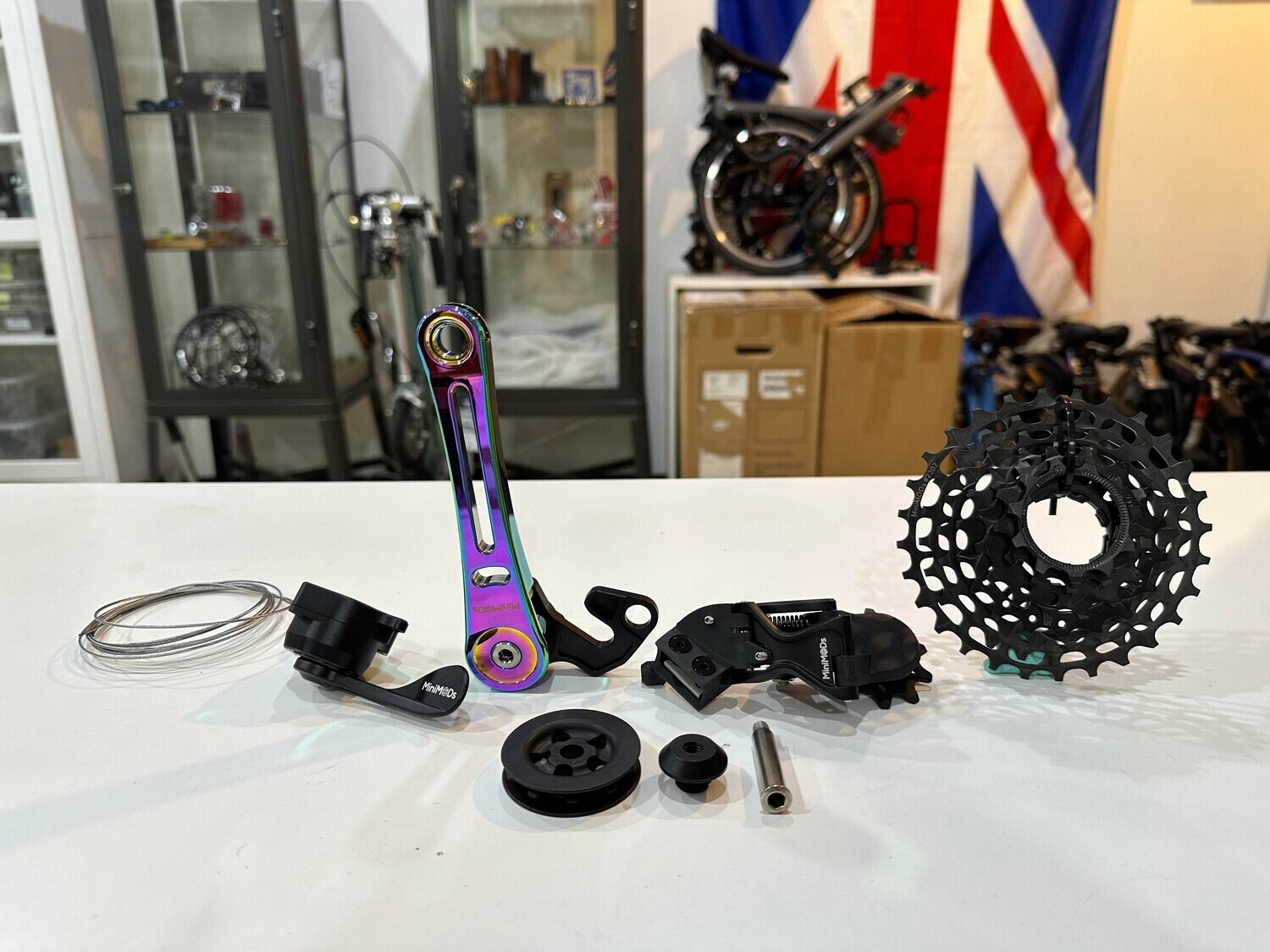 7 Speed Shifter double tap left hand for Brompton upgrade (MiniMODs)