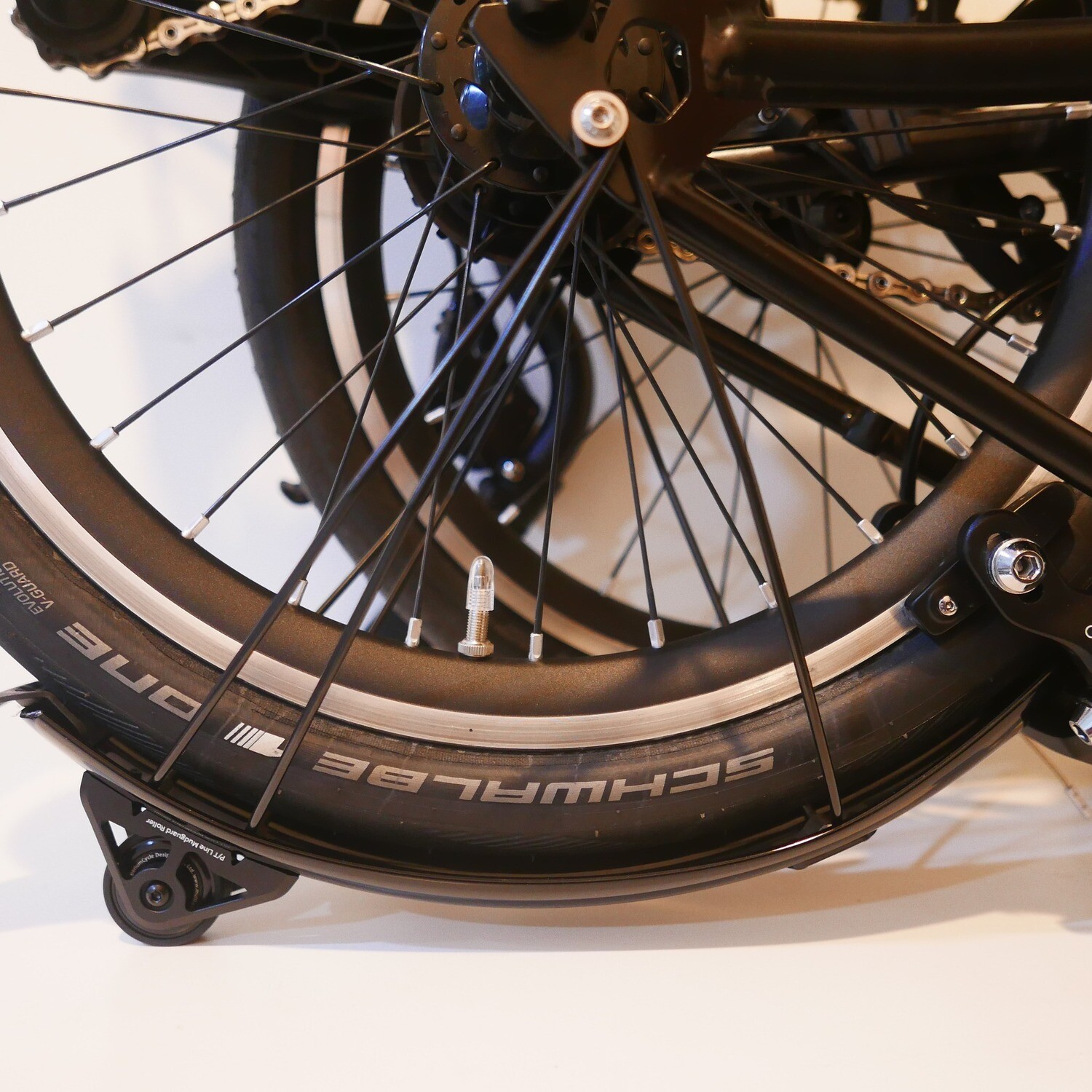 Titanium Rear Mudguard Stays for P/T Line Brompton (MiniMODs)