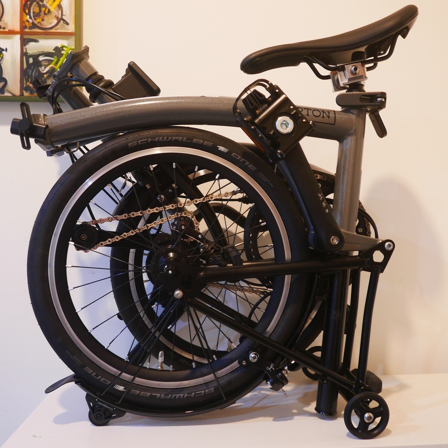 Titanium Rear Mudguard Stays for P/T Line Brompton (MiniMODs)