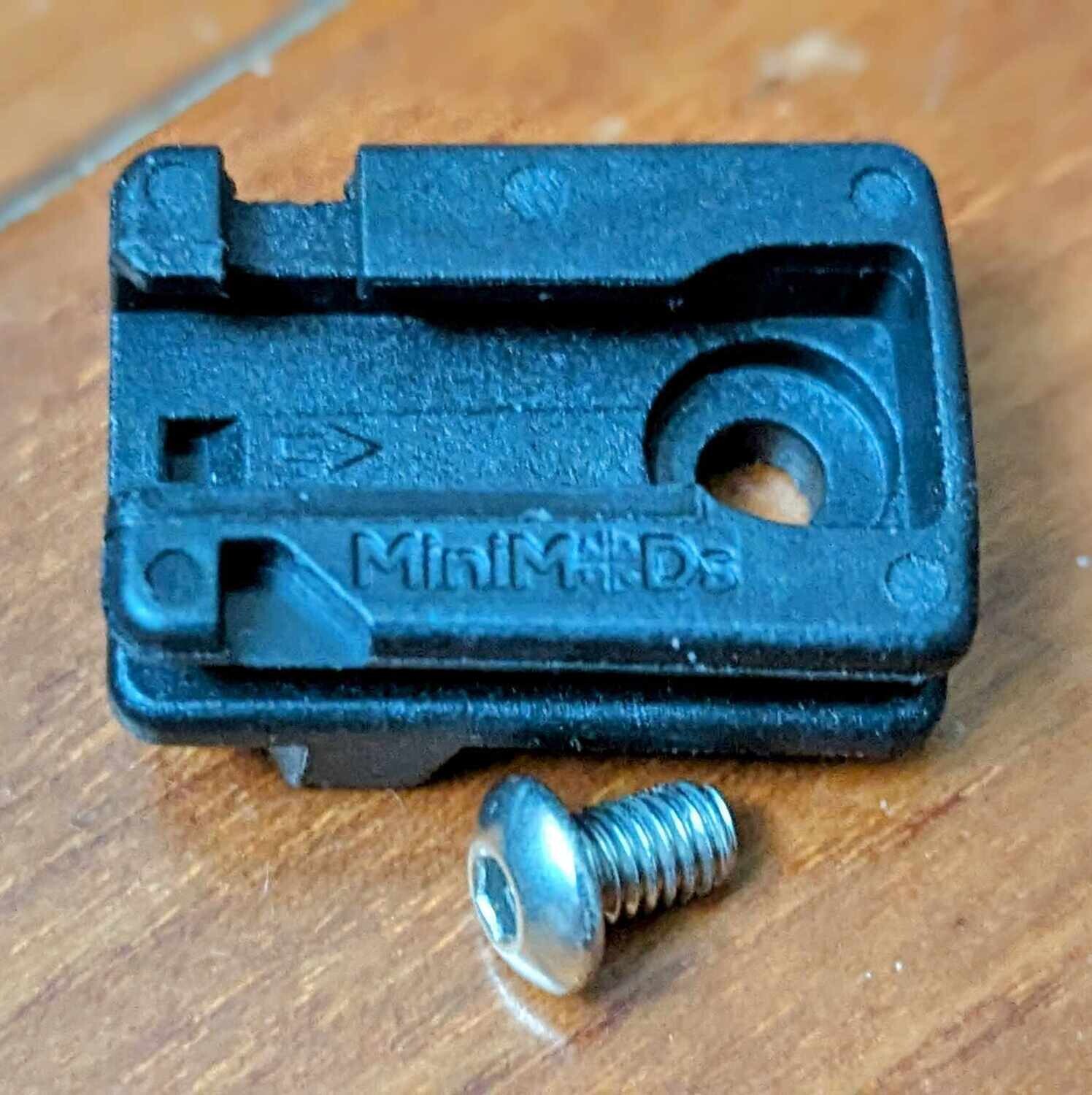 Cateye Light Mount Adapter on Brompton Front Brake Calipers Position light mount bracket (MiniMODs)