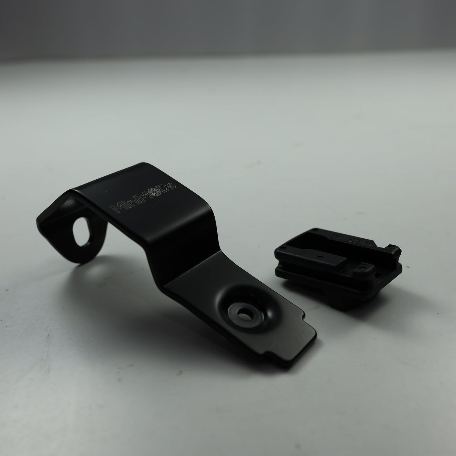 Cateye Light Mount Adapter on Brompton Front Brake Calipers Position light mount bracket (MiniMODs)