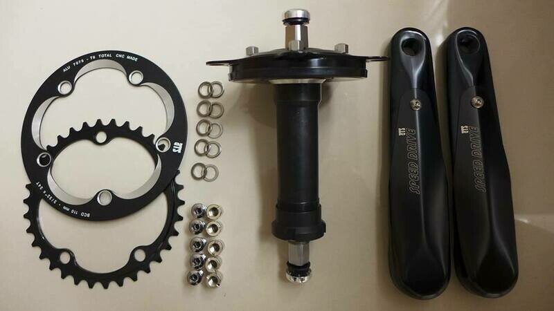ATS Speed Drive Extended Bottom Bracket 100mm E-Bike Electric BIKE
