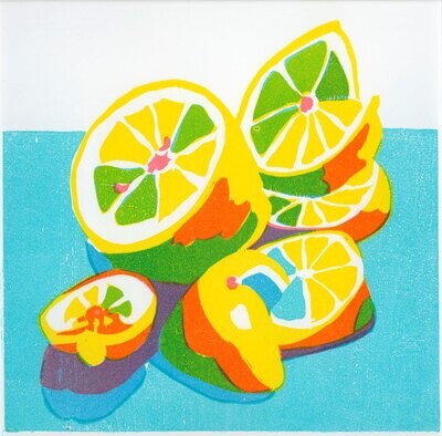 Lemons - Handmade Greetings Card
