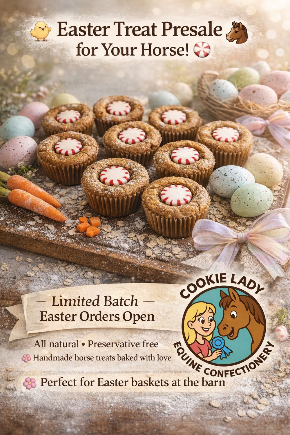 EASTER MUFFINS - PRE-ORDER!!