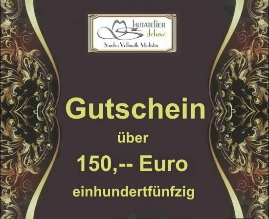 Gutschein über 150,00 Euro