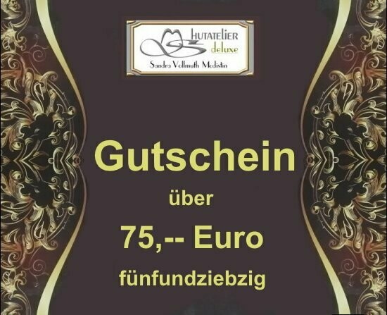 Gutschein über 75,00 Euro