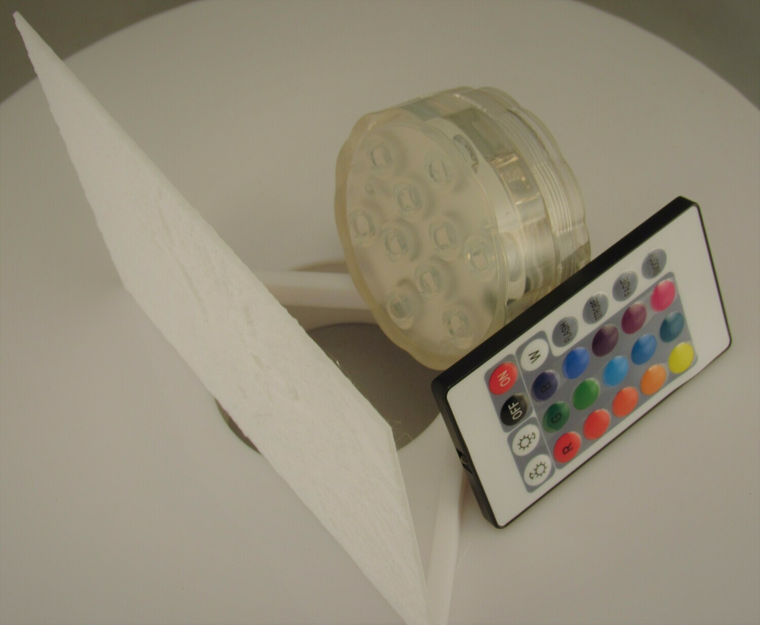 RGB Led lithofaan (upload uw foto ) met remote control en AAA Batterijen inbegrepen