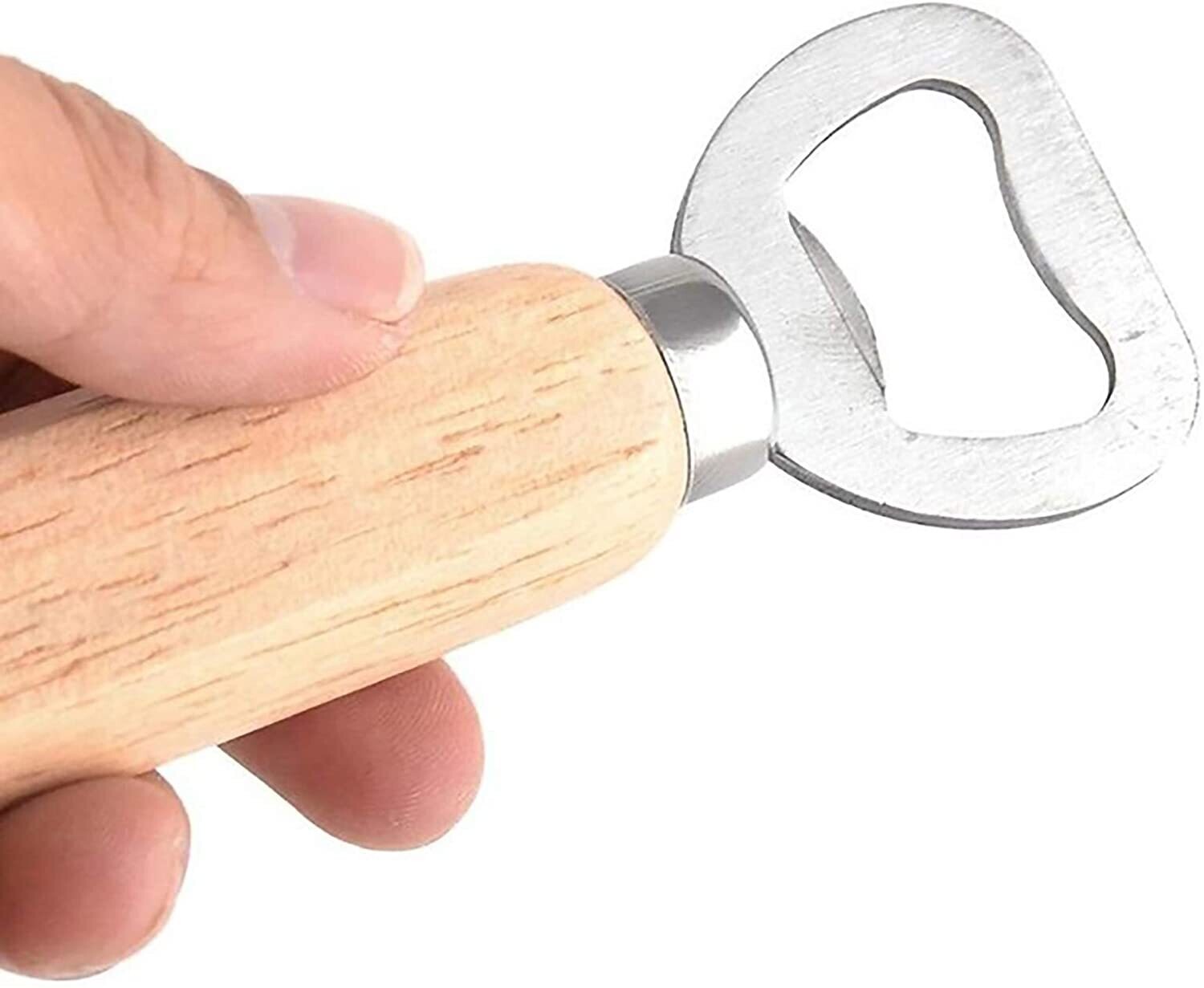 10 Gegraveerde houten flesopeners
