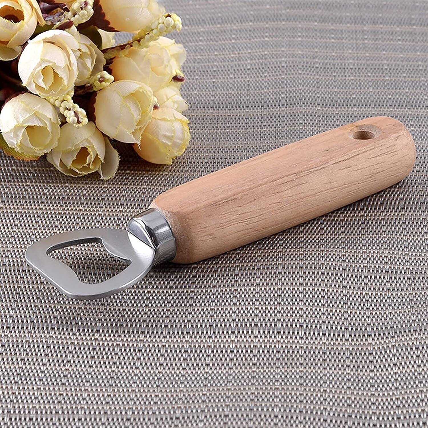 10 Gegraveerde houten flesopeners
