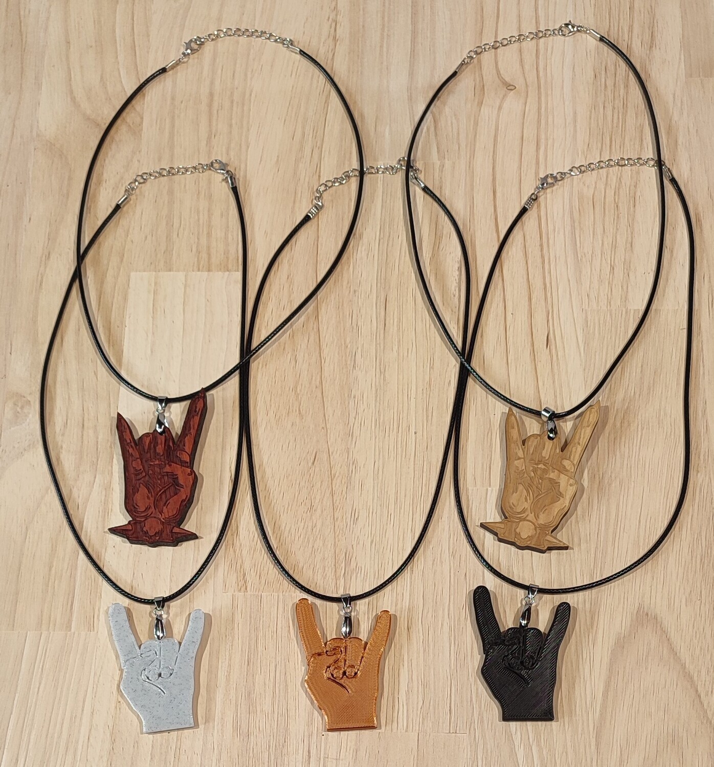 Fun Juwels - 3 stuks vrij te kiezen - Hout of bio-plastic (PLA)