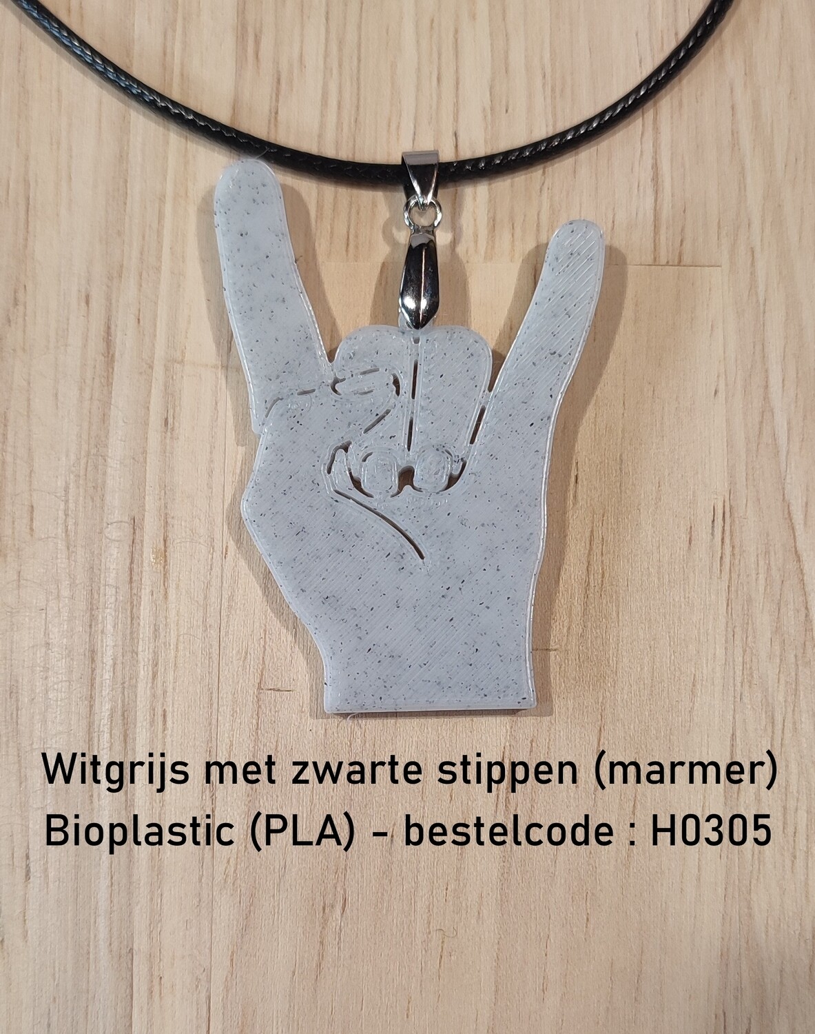 Fun Juwels - 3 stuks vrij te kiezen - Hout of bio-plastic (PLA)
