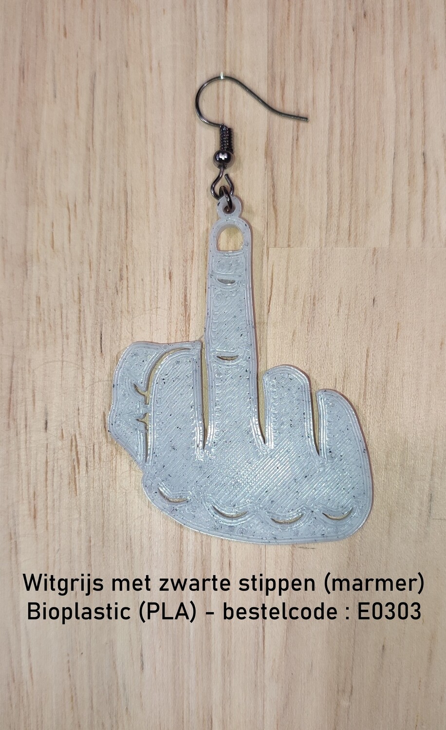 Fun Juwels - 3 stuks vrij te kiezen - Hout of bio-plastic (PLA)
