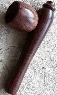 Mini Wooden Pipe 9.5cm - 10.5cm Long