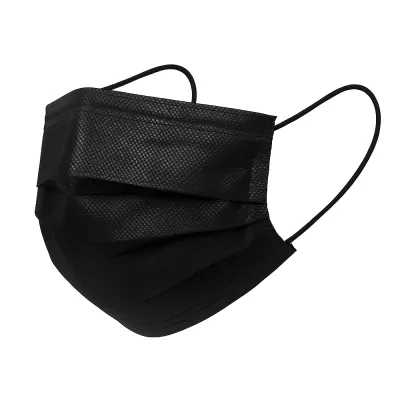 50 Mascherine chirurgiche nere Tipo IIR