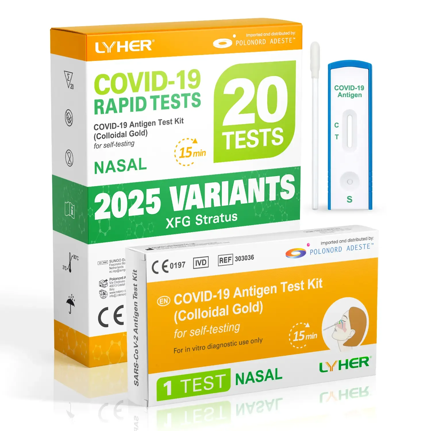 COVID-19 Antigen Rapid Self-Test (Nasal Swab) Lyher