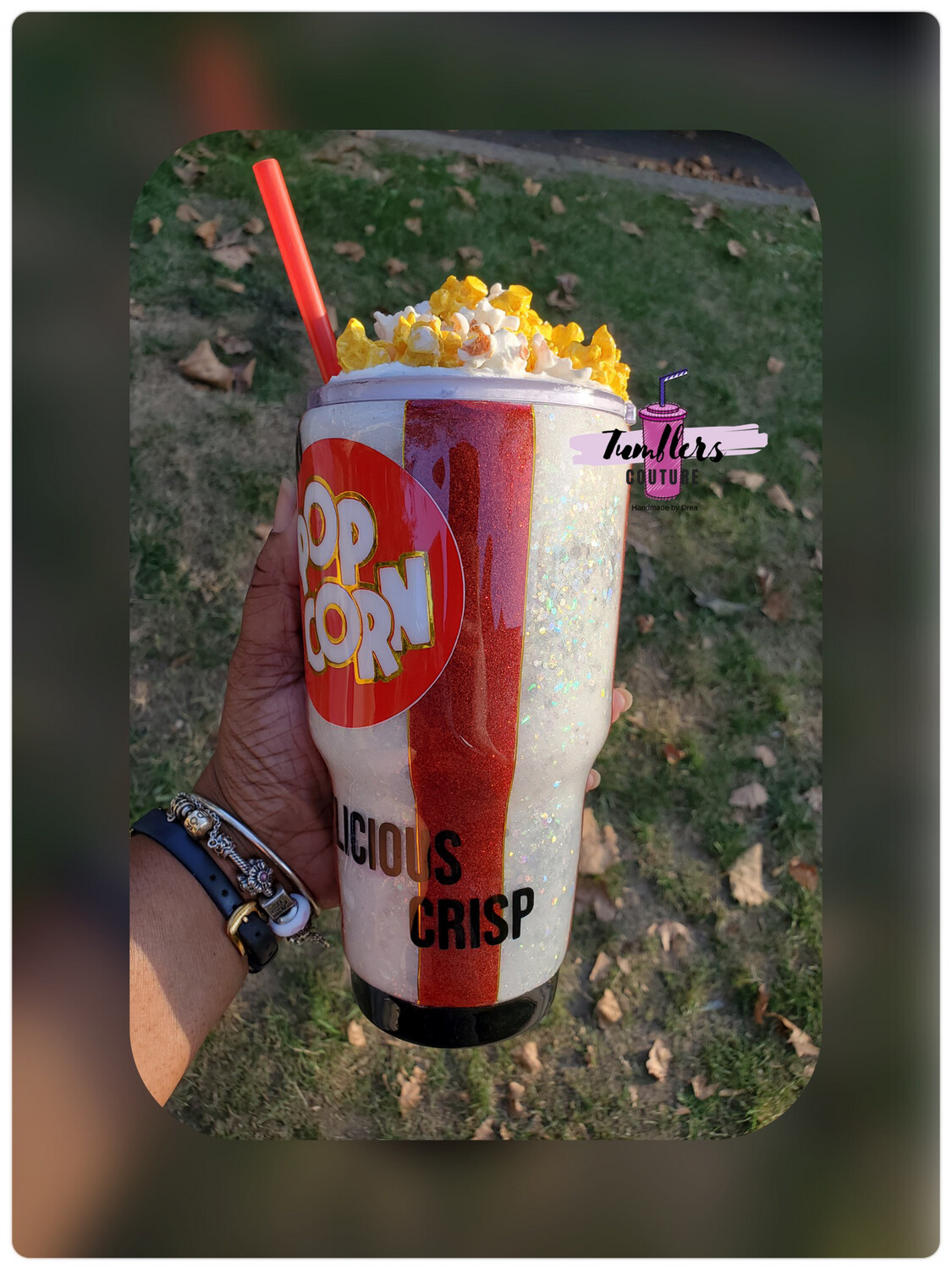 Movie Theater Popcorn 3D Tumbler