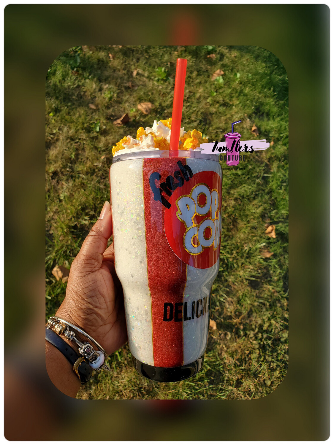 Movie Theater Popcorn 3D Tumbler