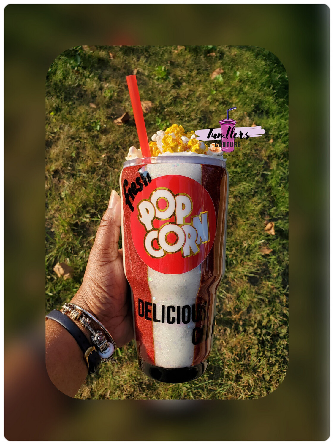 Movie Theater Popcorn 3D Tumbler