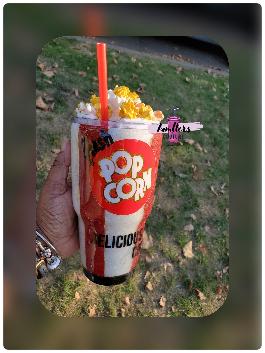 Movie Theater Popcorn 3D Tumbler