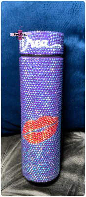 Blinged 17ounce Water Tumbler With LED Temperature Display