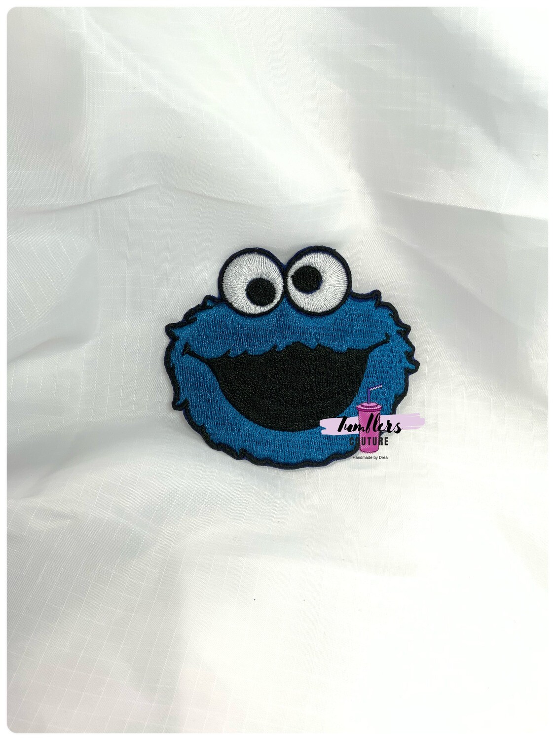 Cookie Monster Tumbler and Patch